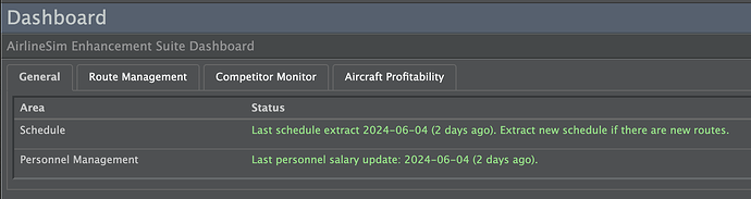 dashboard now has tabs instead of a select to change displays