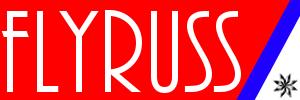 FlyRuss large logo with diamond